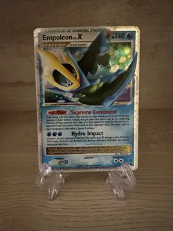 Pokemon TCG Empoleon LV.X Black Star Promo Holo card - Image 1