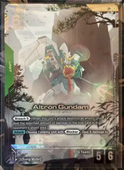 Altron Gundam LR+ Card GD03-018 Gundam Card Game TCG English - Image 1