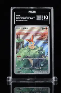 Victini 208 Sv: Scarlet & Violet Promo Cards Holo Gem Mint Tag 10 - Image 1