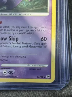 Pokemon Gengar Arceus 16/99 Regular Rare 110 HP TCG Card 2009 - Image 4