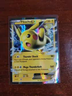 Pikachu EX - XY174 - Holo - Black Star Promo - Pokemon Card - Image 1