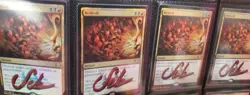 MTG 4 X FOIL BEDEVIL SHADOW SIGNED BY ARTIST - Image 1