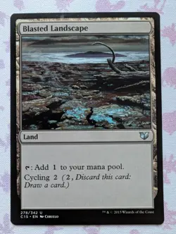 MTG Commander 2015 #278 Blasted Landscape - Image 1