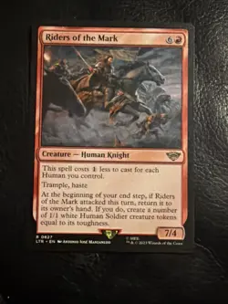 Riders of the Mark #0827 MTG LTR Rare NM lotr - Image 1