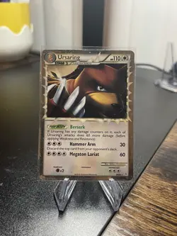 Pokemon TCG Ursaring Prime HSUnleashed 89/95 Holo Holo Rare Prime - Image 1