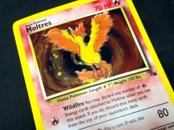 NM Moltres 12/62 Fossil Holo Unlimited Pokemon TCG WOTC - Image 3