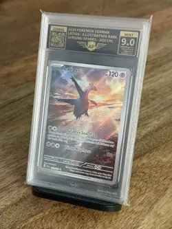 Pokemon Karte Latios 203/191 Sturmische Funken AP Grading 9 Deutsch - Image 1