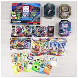Pokemon Tins, Cards, Packs and Box Bundle - All new and unused, most sealed #1 - Image 1