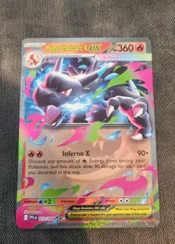 Pokemon TCG Mega Charizard x Ex 13/94 Phantasmal Flames Ultra Rare Holo NM - Image 1