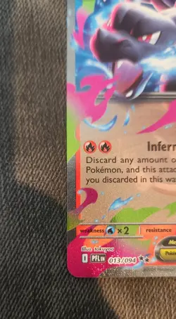 Pokemon TCG Mega Charizard x Ex 13/94 Phantasmal Flames Ultra Rare Holo NM - Image 2