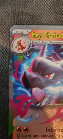 Pokemon TCG Mega Charizard x Ex 13/94 Phantasmal Flames Ultra Rare Holo NM - Image 3