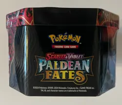 Paldean Fates Charizard ex Tin Brand New Factory Sealed Condition Pokemon TCG - Image 5