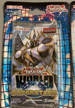 YuGiOh World Superstars 3 Pack Set Trading Cards - Image 2
