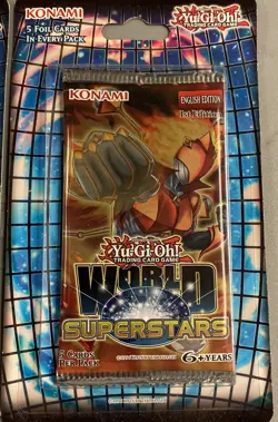 YuGiOh World Superstars 3 Pack Set Trading Cards - Image 4
