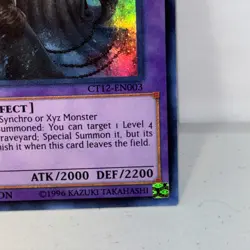 Elder Entity Norden CT12-EN003 Limited Edition Super Rare NM Yugioh TCG - Image 4