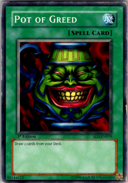 Pot of Greed - SD3-EN019 - Common - 1st Edition - Image 1