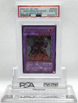 YUGIOH EOJ-EN032 ELEMENTAL HERO PHOENIX ENFORCER ULT PSA 10 GEM MINT #68828076 - Image 2
