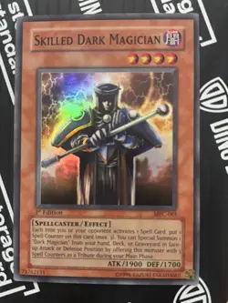 Skilled Dark Magician 1st Edition Super Rare MFC-065 Yu-Gi-Oh! NM - Image 1