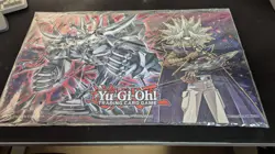 Yugioh Official Konami Yami Marik + Egyptian God Slime Win-A-Mat Playmat - Image 1