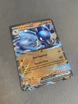 Lucario EX 051/131 Pokemon TCG Card Prismatic Evolutions Holo Double Rare - Image 1
