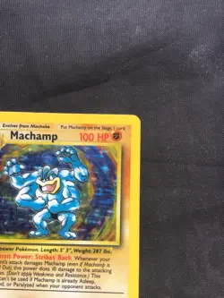 Pokemon Cards: Base Set Rare Holo: Machamp 8/102 - Image 4