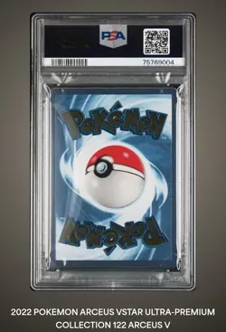 Pokemon TCG Arceus V 122/172 (Metal Card) PSA 9 - Image 2