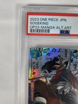 PSA 10 Sogeking OP03-122 Comic Parallel Manga Alt Art One Piece Card giapponese - Image 2