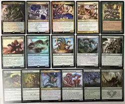 16x MTG Hydra Lot - w Mythic Rare Promo Foil - MTG Tribal Green Hydras Commander - Image 1