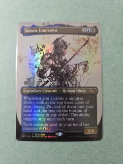 Satoru Umezawa - Foil - Buy-A-Box Promo Kamigawa Neon Dynasty - NM - MTG - Image 1