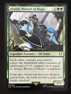 1x MTG Arwen, Weaver of Hope - Commander: The Lord of the Rings (LTC) #35 - Image 1