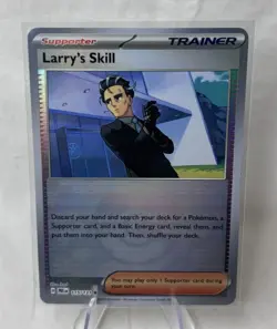 Pokemon Larry's Skill 115/131 Prismatic Evolutions Pokeball Reverse Holo NM - Image 1