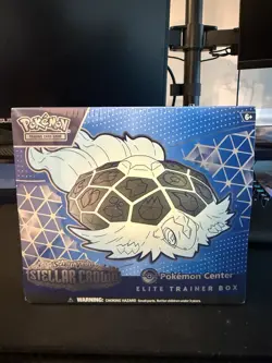 Pokemon Center Elite Trainer Box ETB Stellar Crown (SEE IMAGES HAS A TEAR) - Image 1