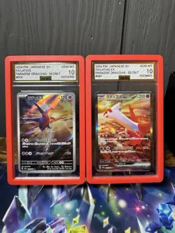 AGS 10 Latias ex SAR 087/064 & Latios AR Paradise Dragona Pokemon Card Japanese - Image 1