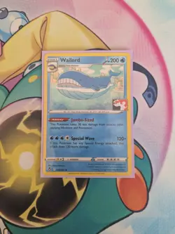 Wailord 038/195 Cosmic Holo Pokemon Play! Prize Pack Series 3/4 - Image 1