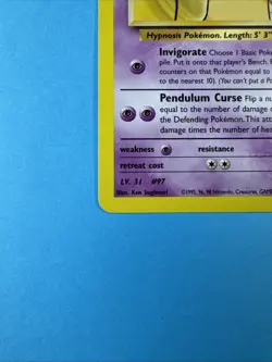Sabrina's Hypno 56/132 NM/MINT Normal Gym Challenge Uncommon Pokemon Card - Image 3