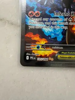 NEAR MINT! Pokemon Mega Charizard x ex 125/094 SIR ME02: Phantasmal Flames - Image 4