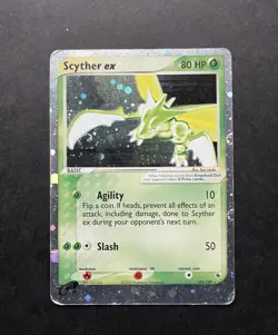Scyther ex 102/109 Holo - Ruby and Sapphire - Hp Pokemon TCG - 3 Swirls 🌀 - Image 1