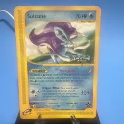 Pokemon- Suicune #53/53 WoTC Promo-POKEMON4EVER Stamp LP/MP Condition(See Pics) - Image 1