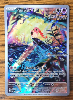 Scream Tail SVP 065 - Pokemon Center Stamp Exclusive - Paradox Rift Promo - NM - Image 1