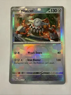 Heatran (Master Ball) - 068/131 - Pokemon Prismatic Evolutions NM - Image 1