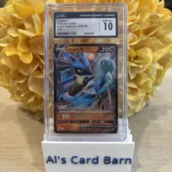Lucario V #078/189 English CGC 10 Gem Mint 2022 Pokemon Astral Radiance Slabbed - Image 1