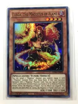 Lot of 4 - Yu-Gi-Oh! Trading Cards with Zoroa, The Magistus of Flame+ 3 Others - Image 2