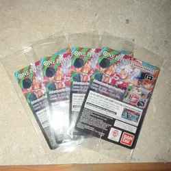 ONE PIECE COLLEGE BASKETBALL US VOYAGE CARD, MONKEY D.LUFFY GONZAGA-MINT IN HAND - Image 2