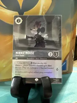 Minnie Mouse Ghost Hunter - Lorcana 220/204 EPIC Whispers in the Well Holofoil - Image 1
