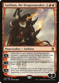 Sarkhan, the Dragonspeaker - Khans of Tarkir | MTG Card - Image 1