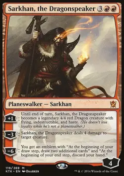 Sarkhan, the Dragonspeaker - Khans of Tarkir | MTG Card - Image 3