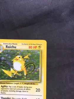 Pokemon Cards: Base Set Rare Holo: Raichu 14/102 - Image 4