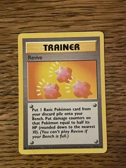 Pokemon TCG Revive Card 89/102 Base Set Uncommon Trainer Card - Image 1