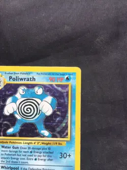 Pokemon Cards: Base Set Rare Holo: Poliwrath 13/102 - Image 4