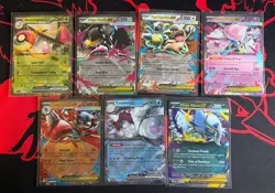 Pokemon TCG: Ex Card Bundle - 7 x Ex Rare Pokemon Cards - Mixed Sets - NM/M - Image 1